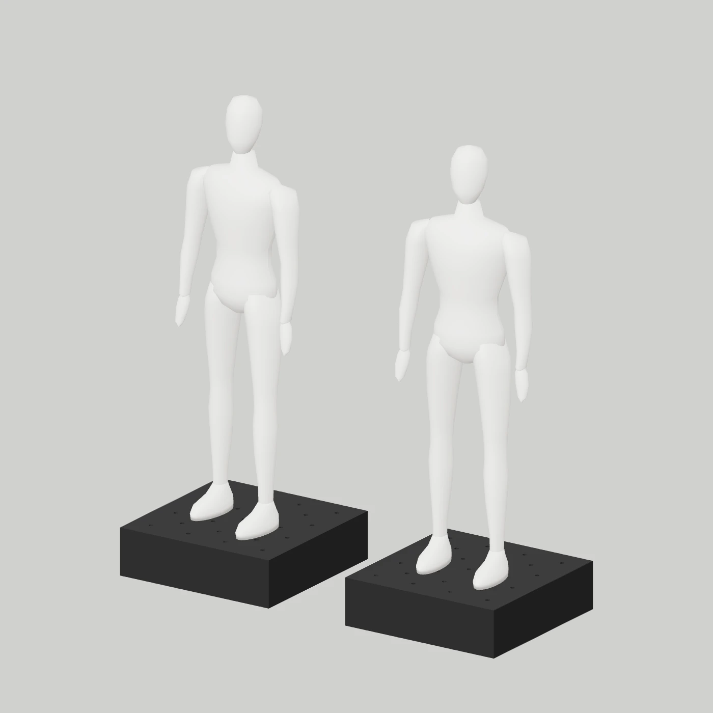 Perforated Mannequin Platform