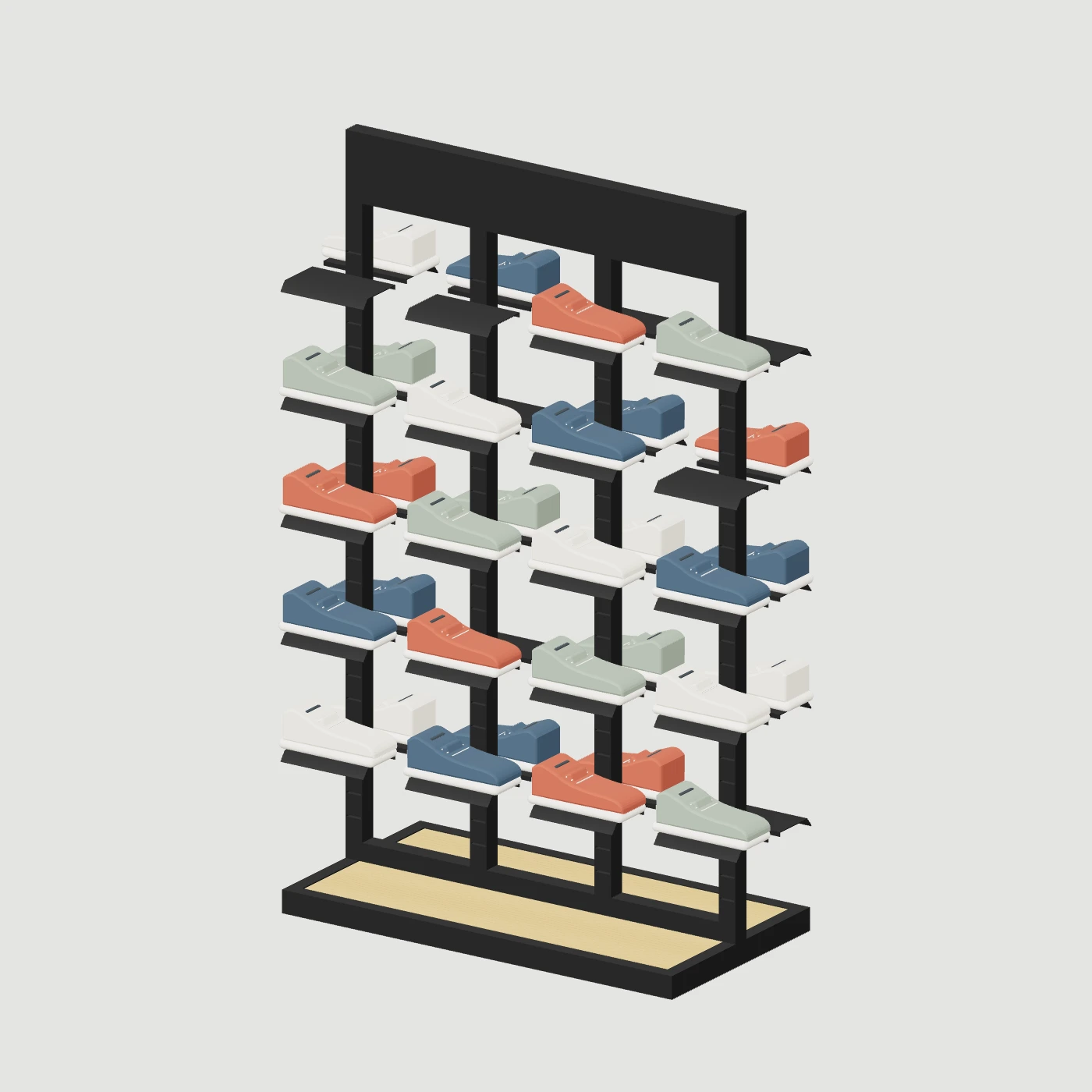 Double-Sided Shoe Island